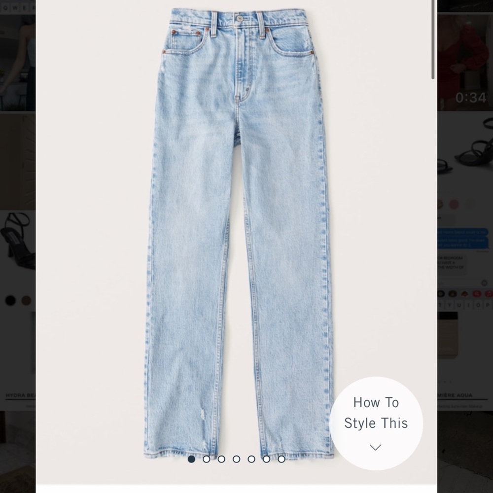 Abercrombie Straight Leg Jeans